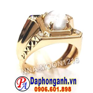 Nhẫn Nam Moonstone Vàng 18k NNA-MOON1216