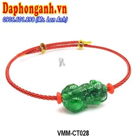 Vòng Phong Thủy May Mắn Tỳ Hưu Cẩm Thạch VMM-CT028