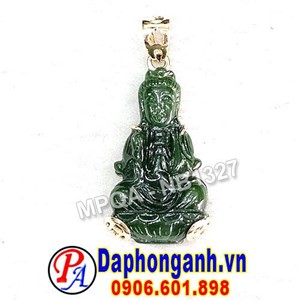 Mặt Phật Bà Quan Âm Ngọc Bích MPQA-NB1327