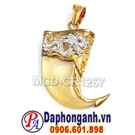 Mặt Dây Chạm Rồng Phụng Vàng MDC-CR1267