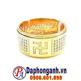 Nhẫn Xoay Kinh Bát Nhã, Vàng 18K NN-KBN1275