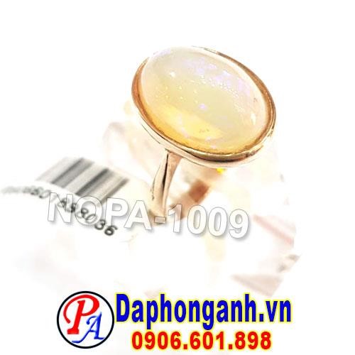 Nhẫn Nữ Đá Opal Trắng, Vàng 14K NOPA-1009