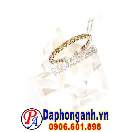 Nhẫn Nữ Xoàn, Vàng Trắng 18K NN-XX1299