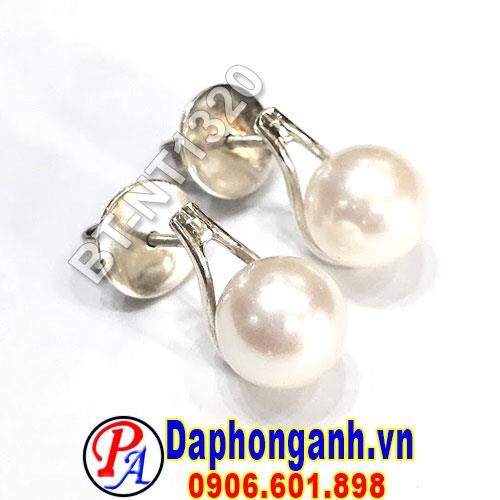 Bông Tai Bạc Ngọc Trai BT-NT1320