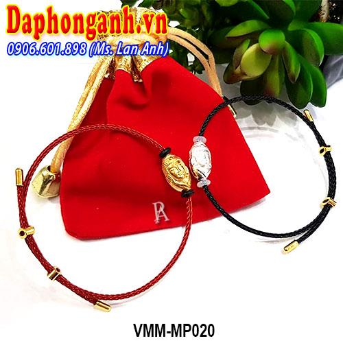 Vòng Phong Thủy May Mắn Charm Bạc 925 Mặt Phật A Di Đà VMM-MP020