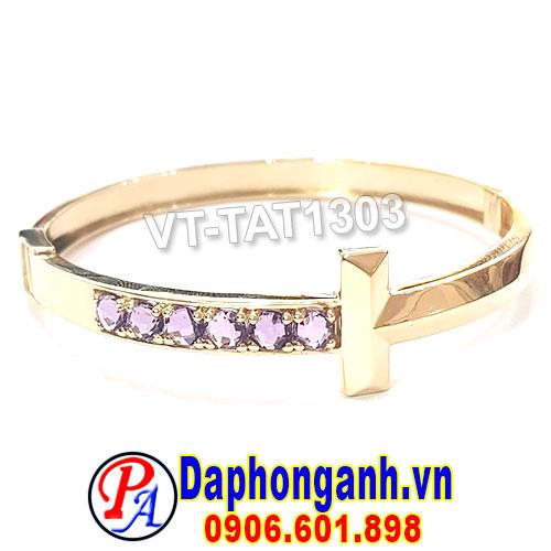 Vòng Thạch Anh Tím Vàng 18k VT-TAT1303