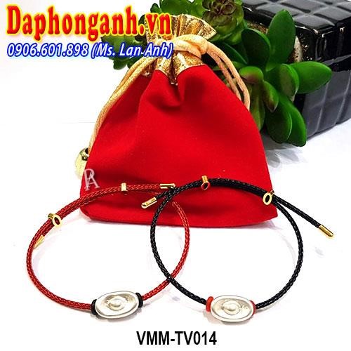 Vòng Phong Thủy May Mắn Charm Thỏi Bạc 925 VMM-TV014