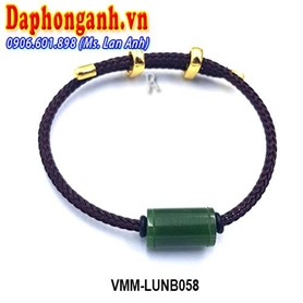 Vòng Phong Thủy May Mắn Lu Thống Ngọc Bích VMM-LUNB058