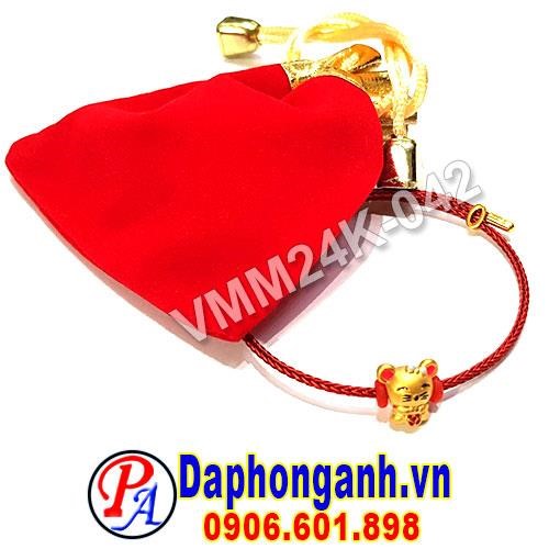 Vòng Phong Thủy May Mắn Charm Con Giáp Vàng 9999 VMM24K-042